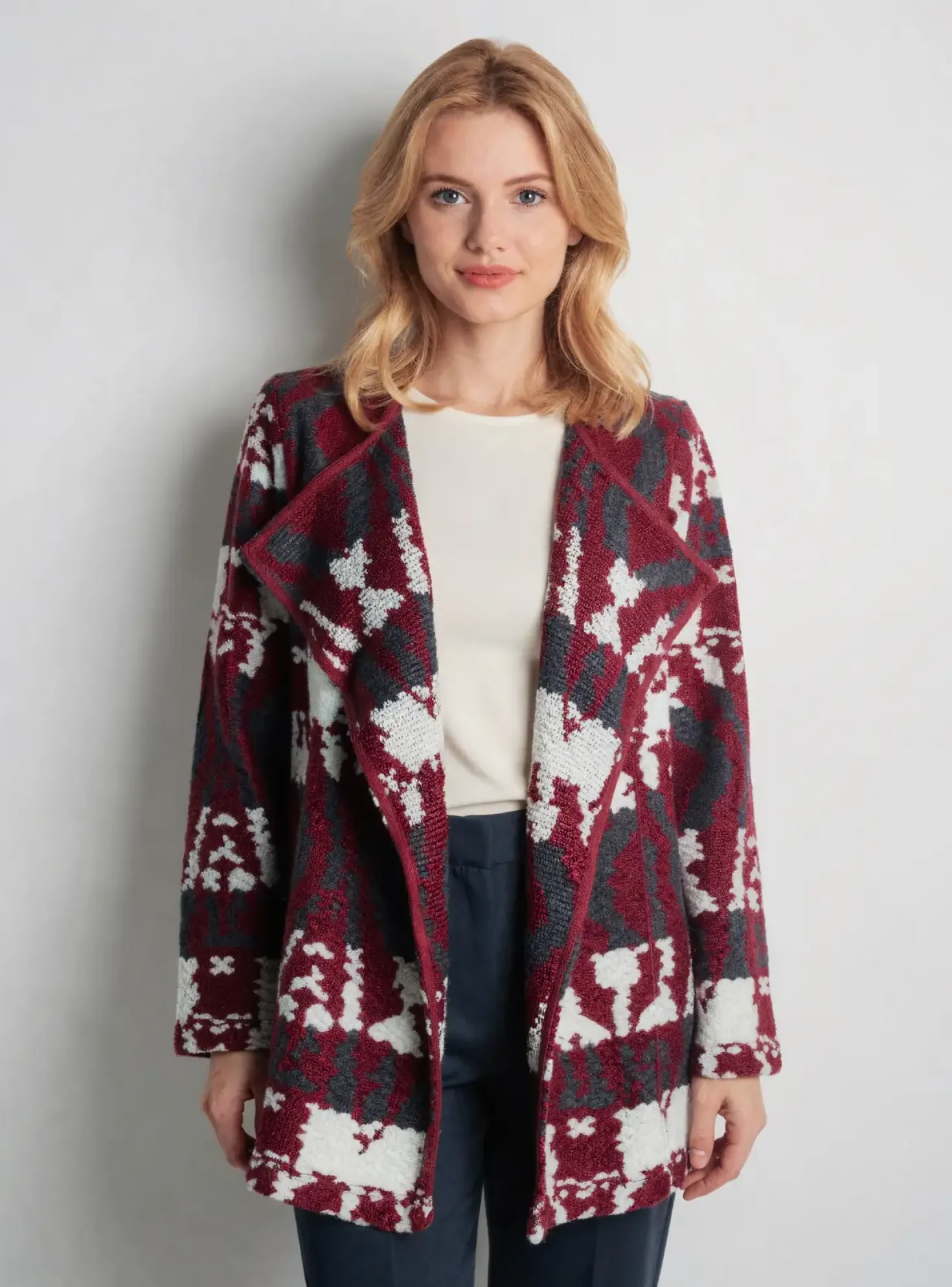 Gilet Manches Longues Le Temps Des Cerises Rouge