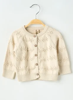 Gilet Manches Longues Levv Label Beige