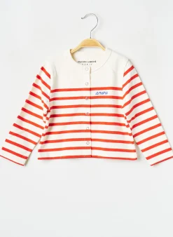 Gilet Manches Longues Maison Labiche Rouge