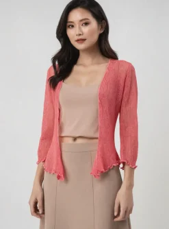 Gilet Manches Longues Marble Orange