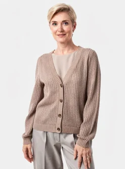 Gilet Manches Longues Marble Marron