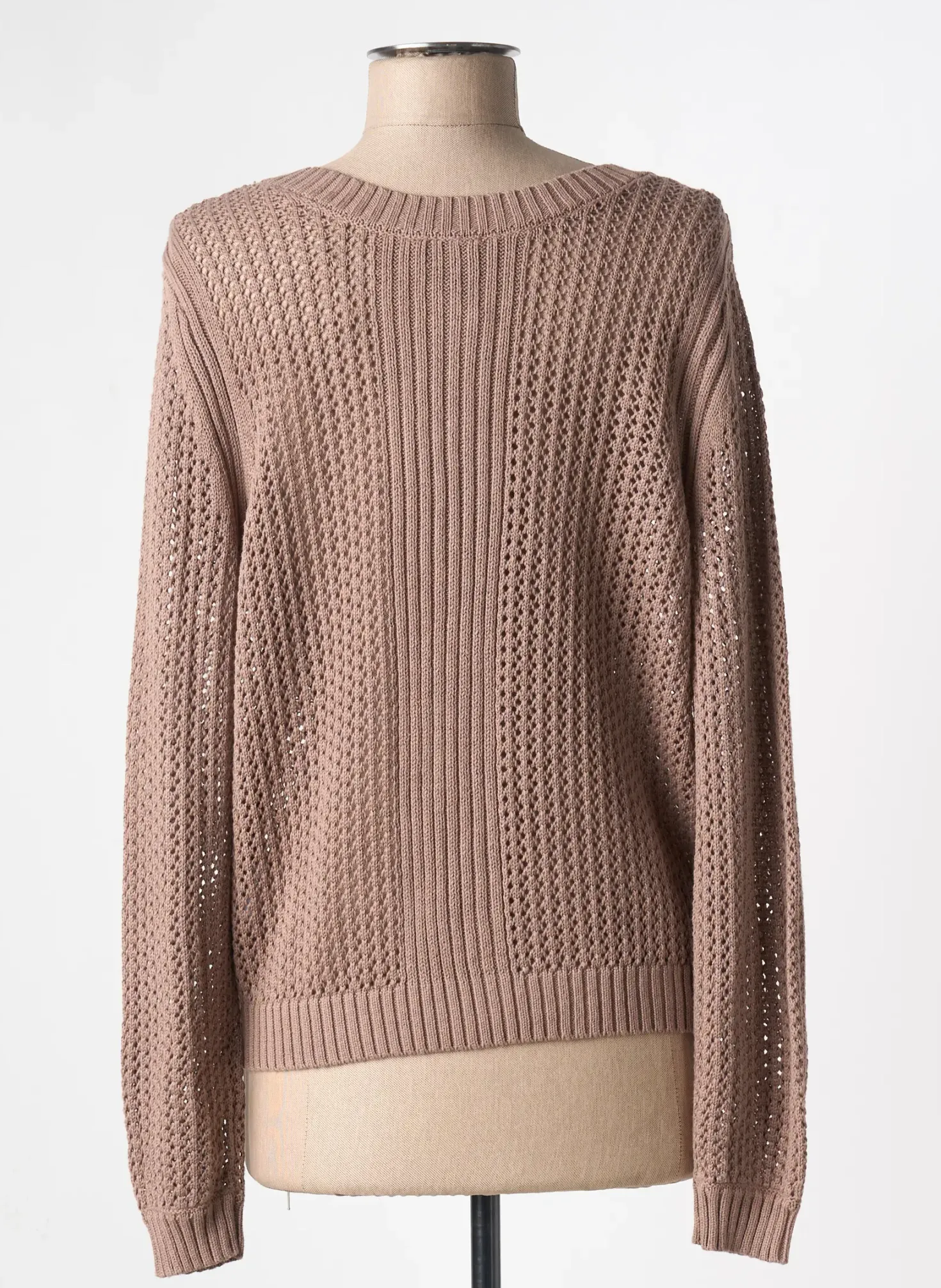Gilet Manches Longues Marble Marron