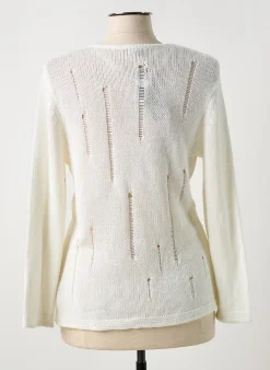 Gilet Manches Longues Marble Blanc