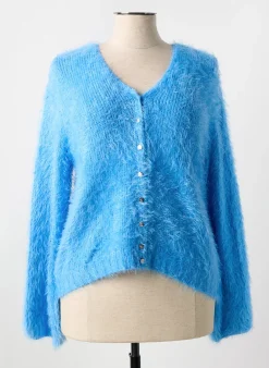Gilet Manches Longues Marble Bleu