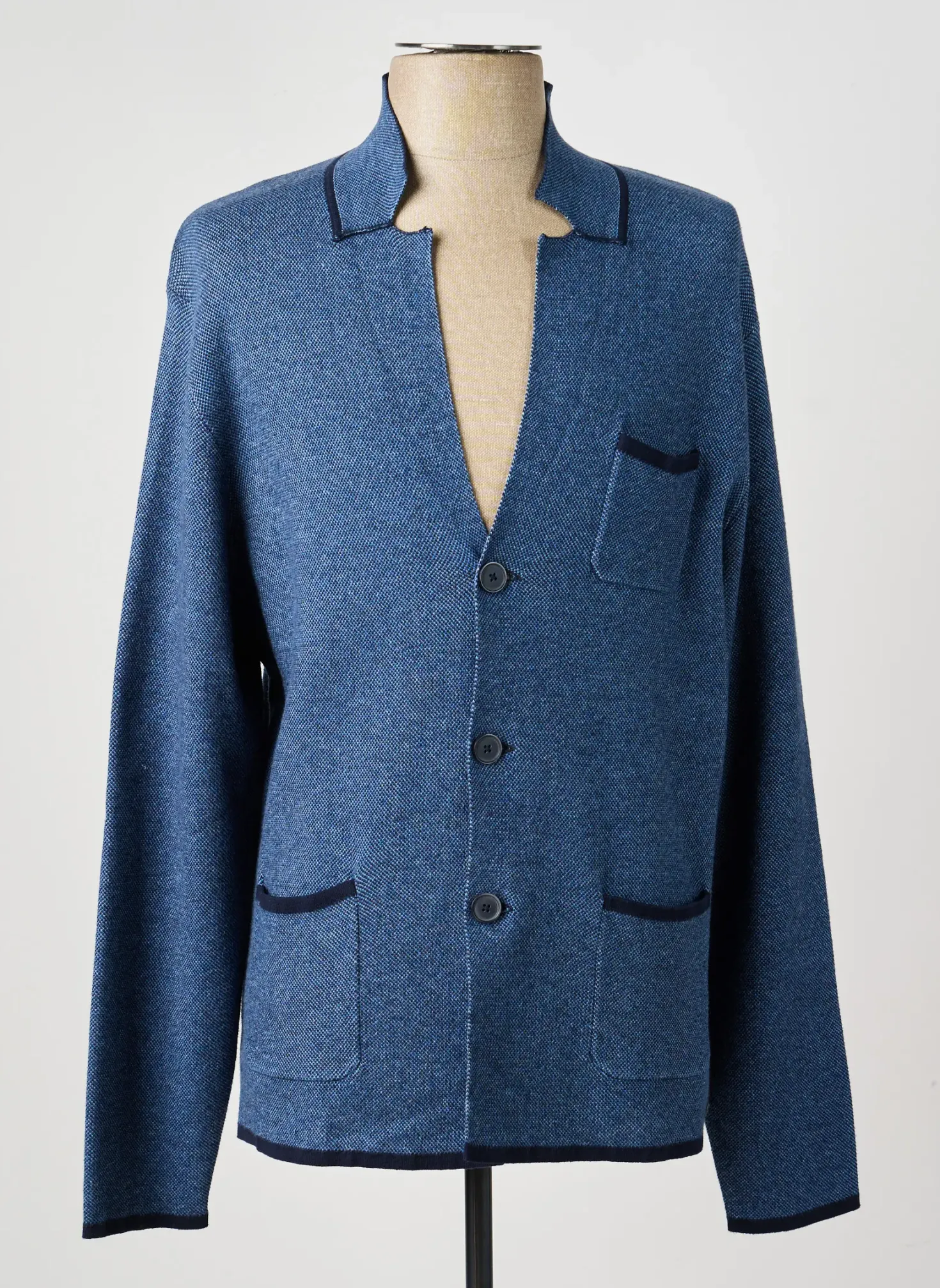 Gilet Manches Longues Marvelis Bleu