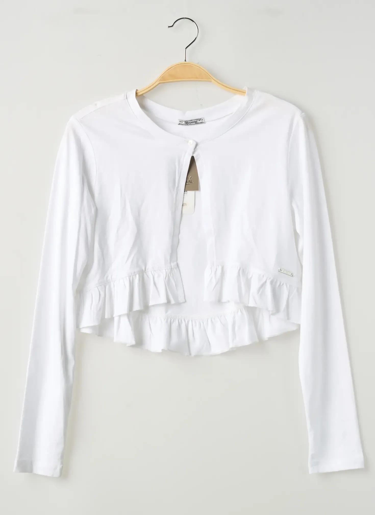 Gilet Manches Longues Mayoral Blanc