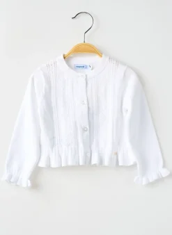 Gilet Manches Longues Mayoral Blanc
