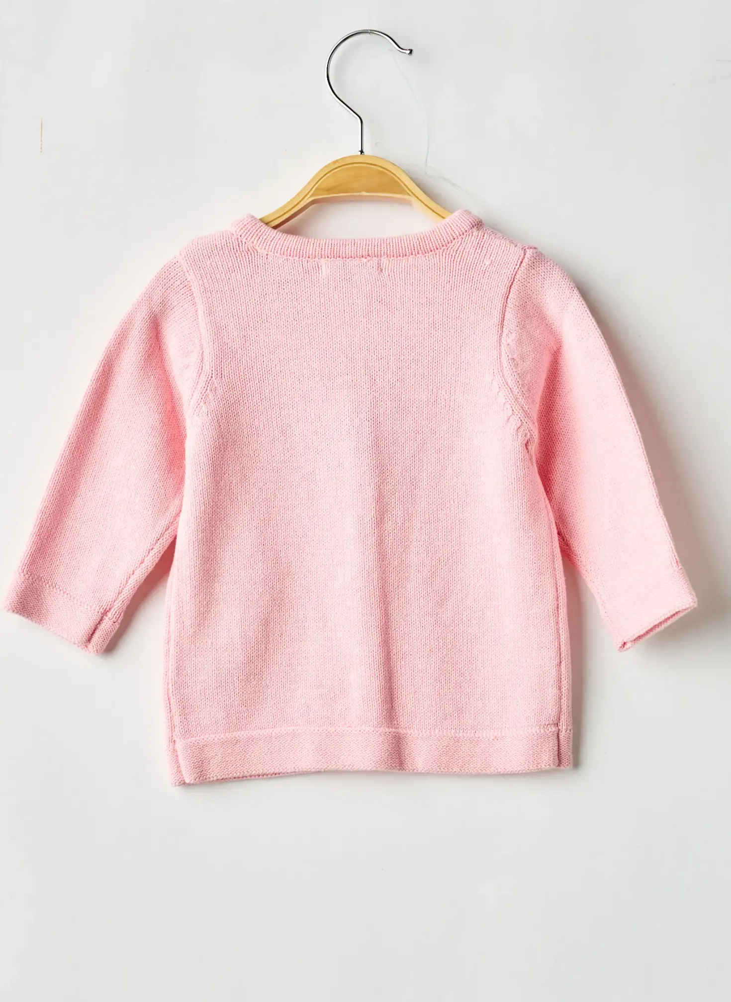 Gilet Manches Longues Mini Pouce Rose