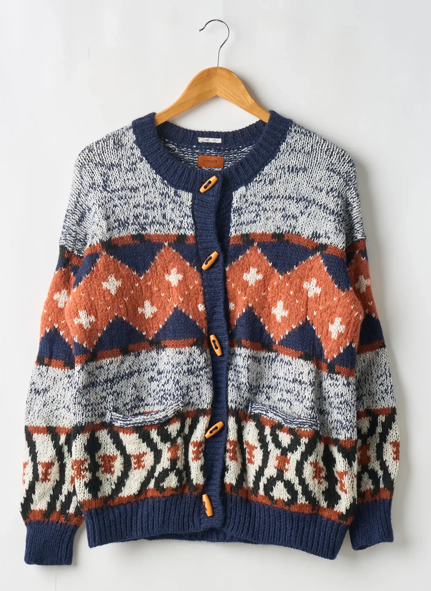 Gilet Manches Longues Mother Bleu