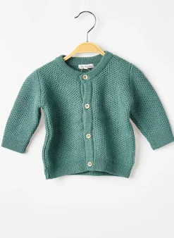 Gilet Manches Longues Moulin Roty Vert