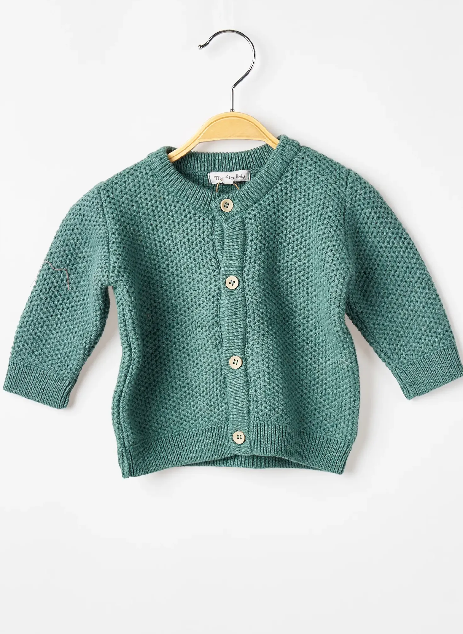 Gilet Manches Longues Moulin Roty Vert