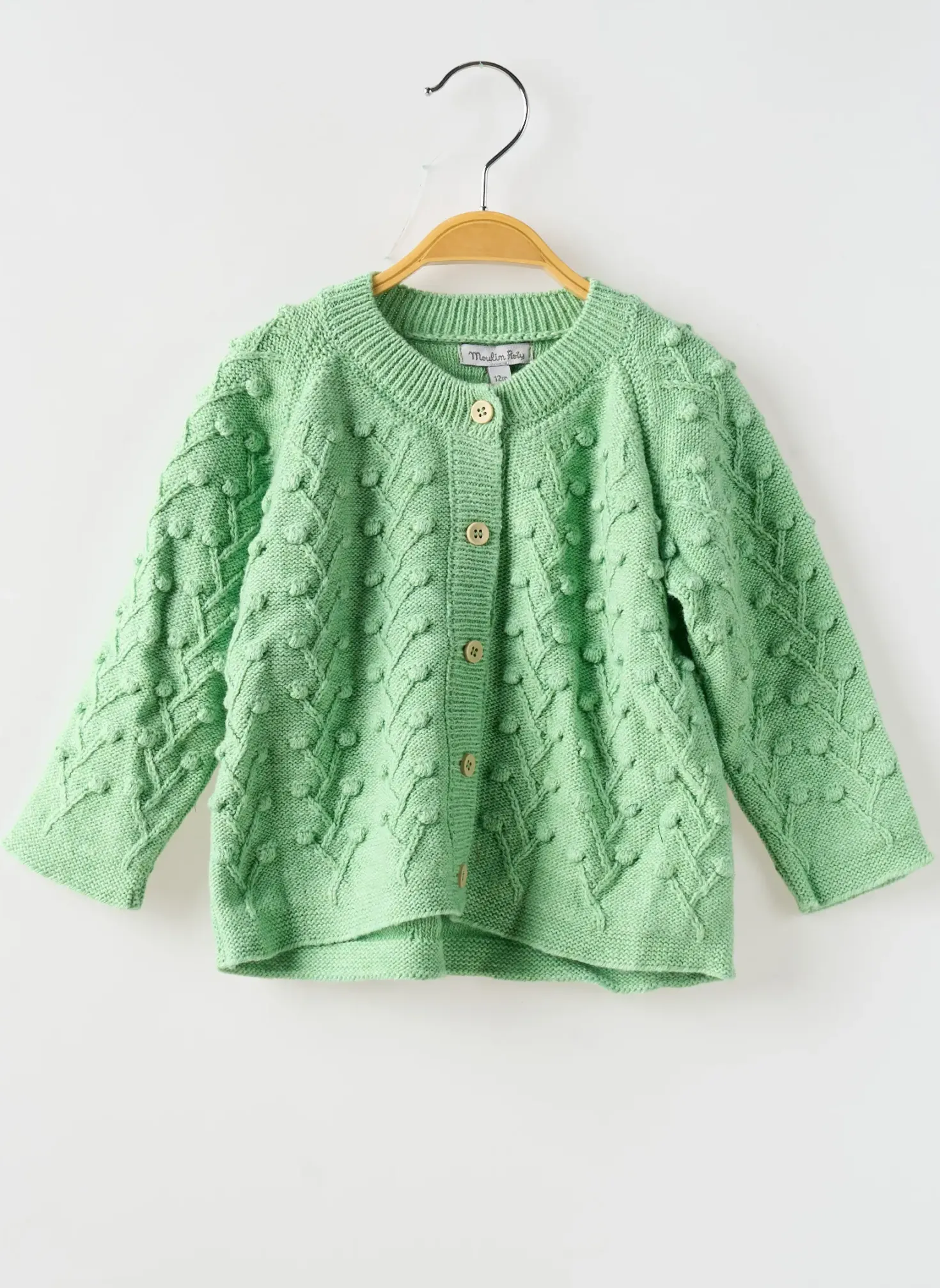 Gilet Manches Longues Moulin Roty Vert