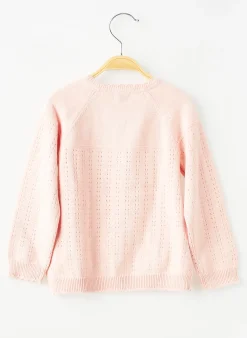 Gilet Manches Longues Noppies Rose