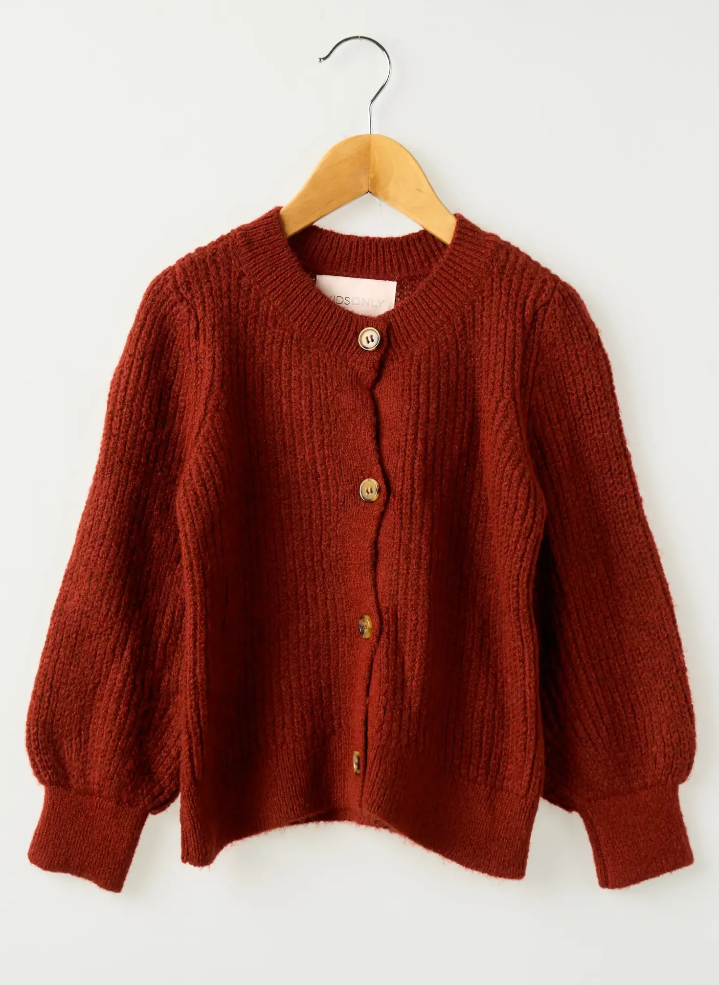 Gilet Manches Longues Only Marron