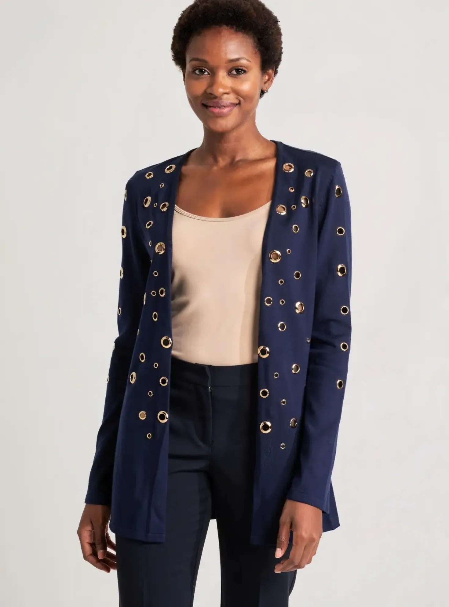 Gilet Manches Longues Passioni Bleu
