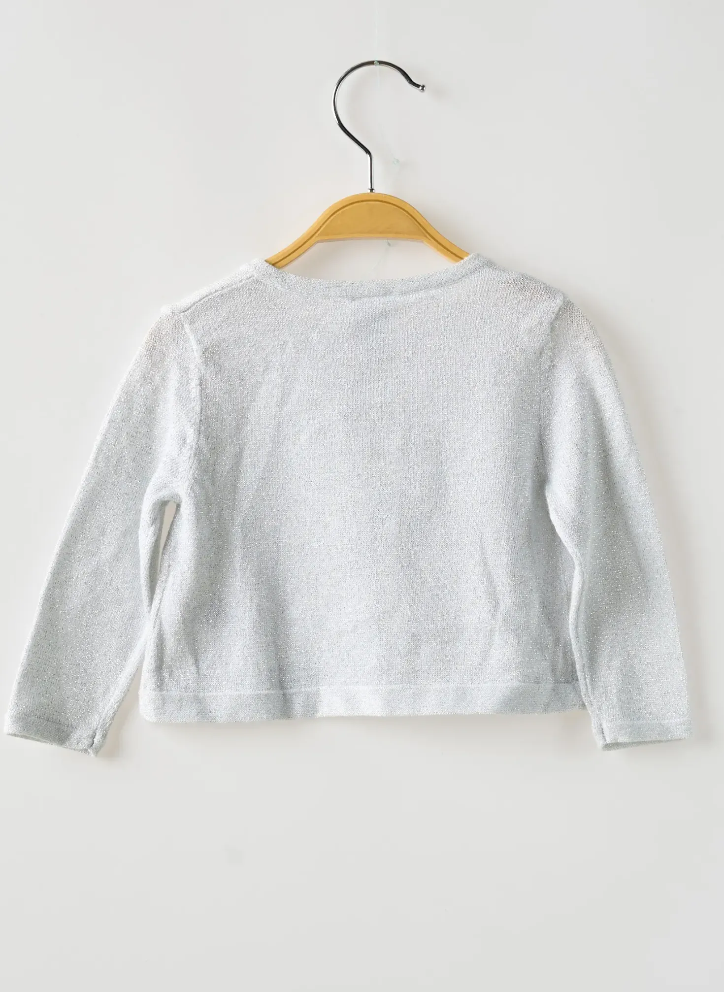 Gilet Manches Longues Petit Bateau Gris