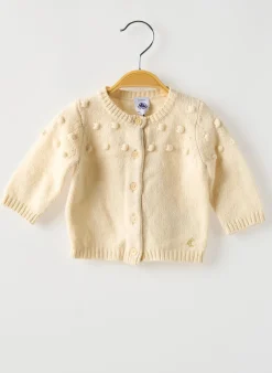 Gilet Manches Longues Petit Bateau Beige