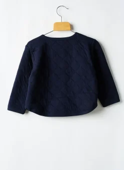 Gilet Manches Longues Petit Bateau Bleu