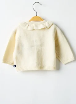 Gilet Manches Longues Petit Bateau Beige