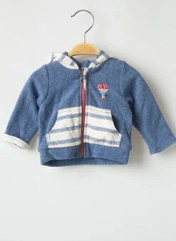 Gilet Manches Longues 3 Pommes Bleu