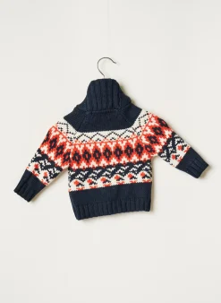 Gilet Manches Longues 3 Pommes Bleu