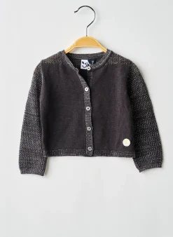 Gilet Manches Longues 3 Pommes Gris
