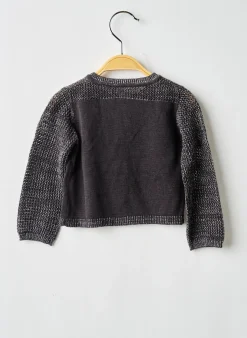 Gilet Manches Longues 3 Pommes Gris
