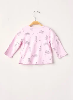 Gilet Manches Longues 3 Pommes Rose
