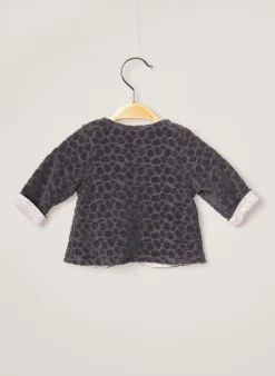 Gilet Manches Longues 3 Pommes Gris