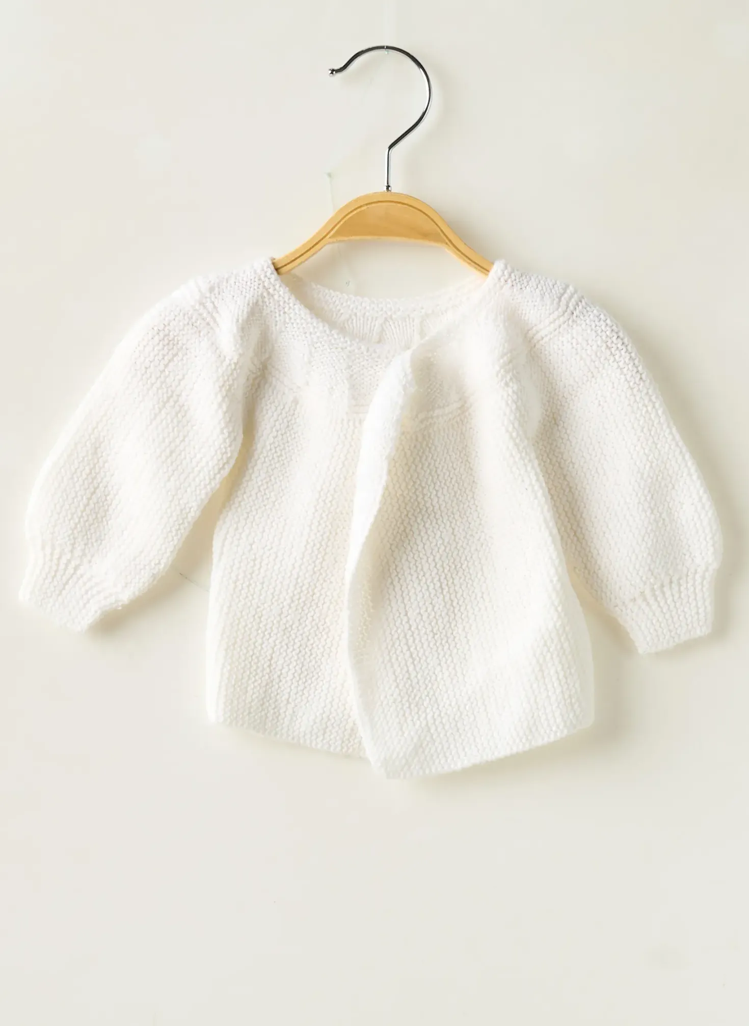 Gilet Manches Longues Sans Marque Blanc