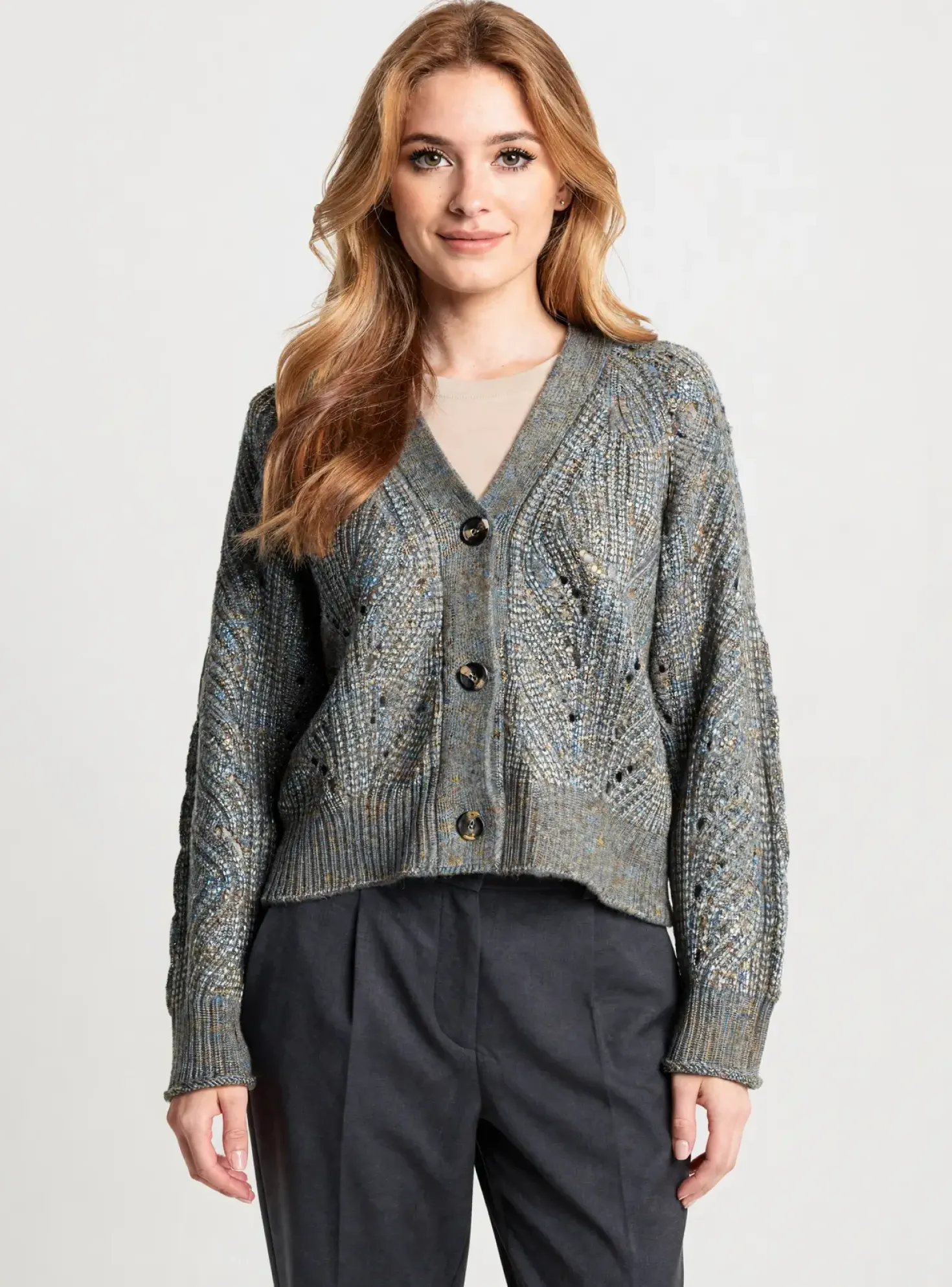 Gilet Manches Longues 7 Seasons Gris