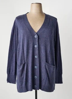 Gilet Manches Longues Sheego Bleu