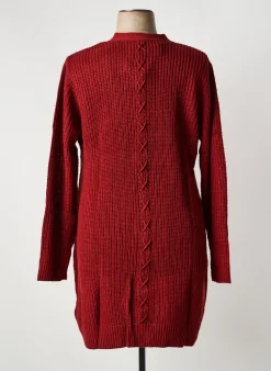 Gilet Manches Longues Sheego Rouge