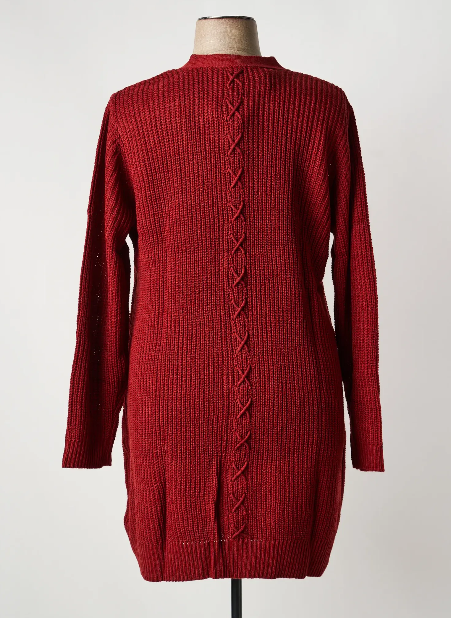 Gilet Manches Longues Sheego Rouge