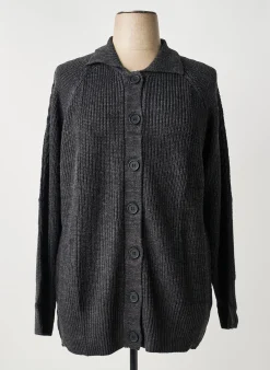 Gilet Manches Longues Sheego Gris