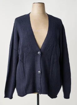 Gilet Manches Longues Sheego Bleu