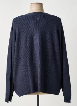 Gilet Manches Longues Sheego Bleu