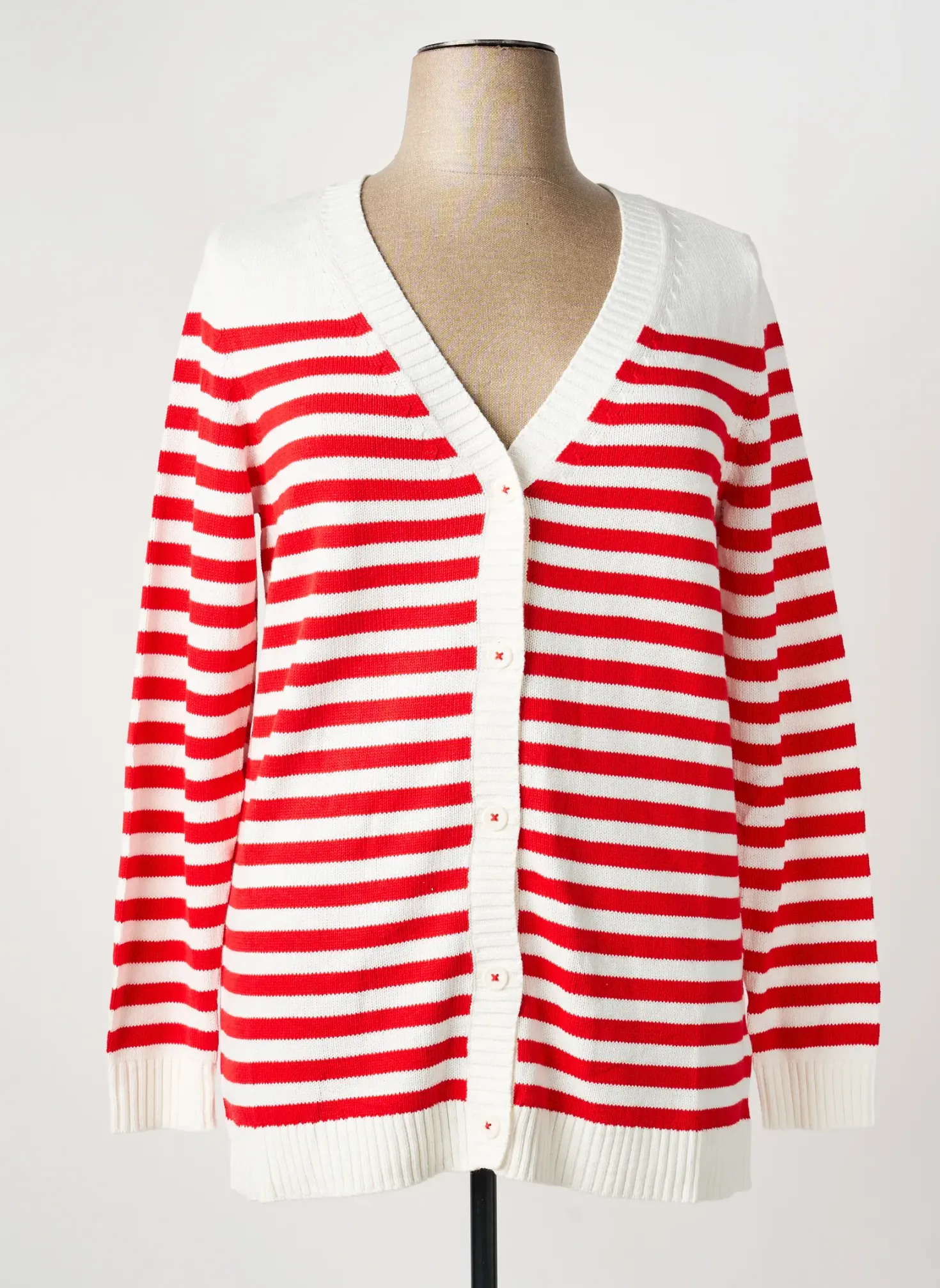 Gilet Manches Longues Sheego Blanc