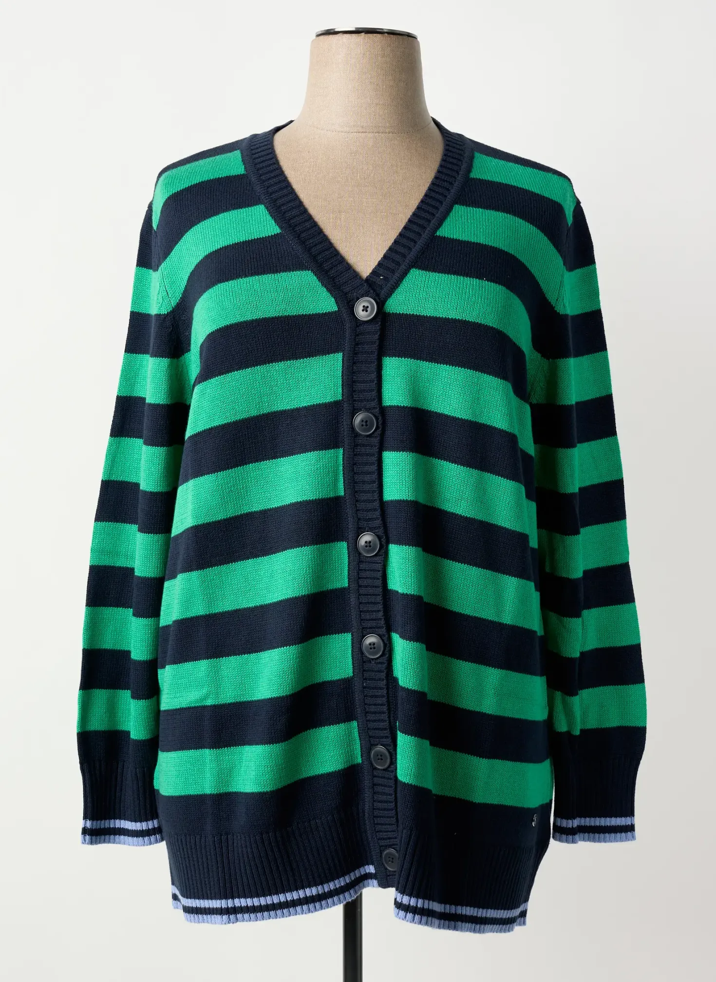 Gilet Manches Longues Sheego Bleu