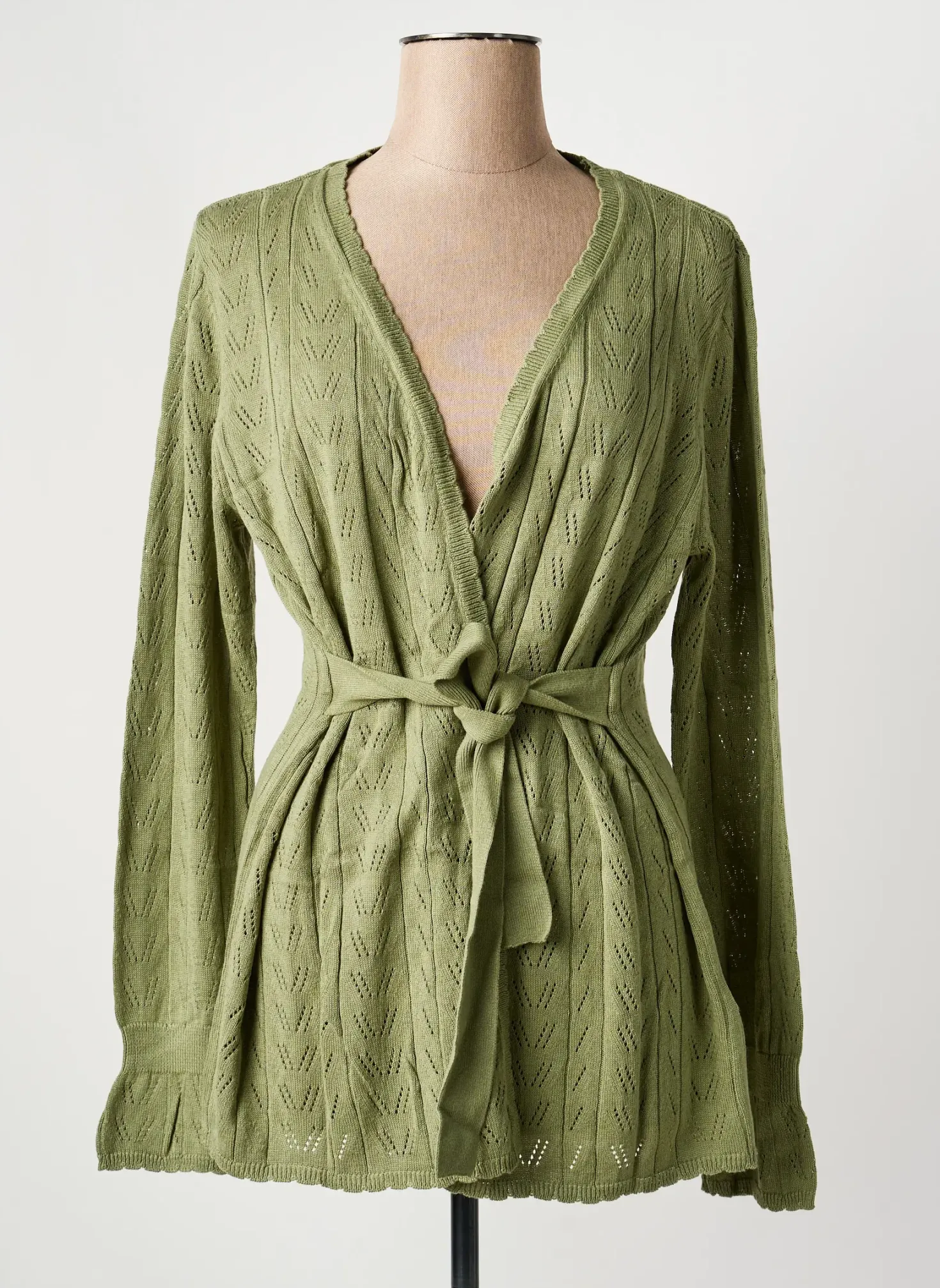 Gilet Manches Longues Sheego Vert