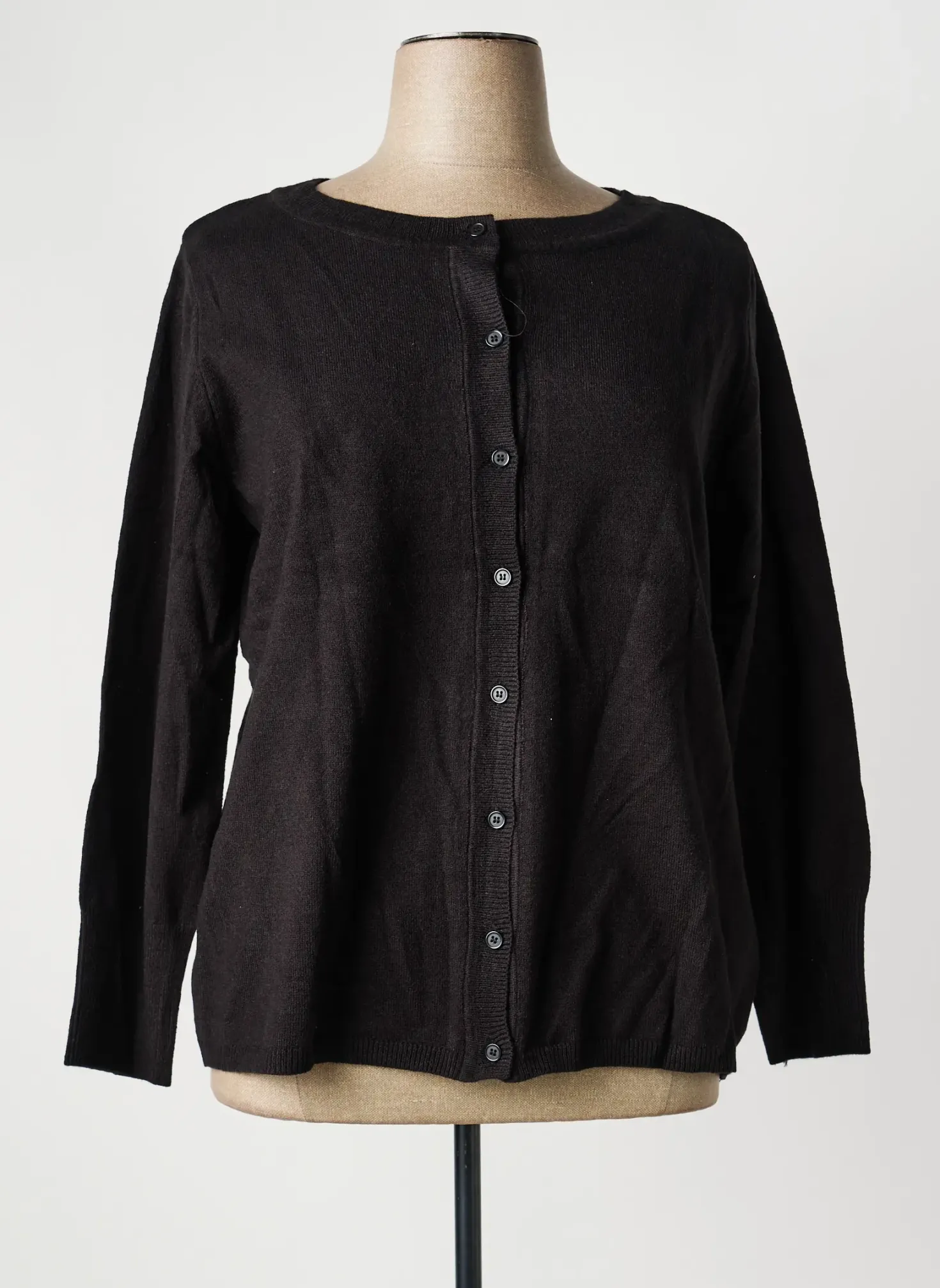 Gilet Manches Longues Sheego Noir