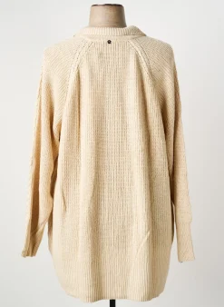 Gilet Manches Longues Sheego Beige