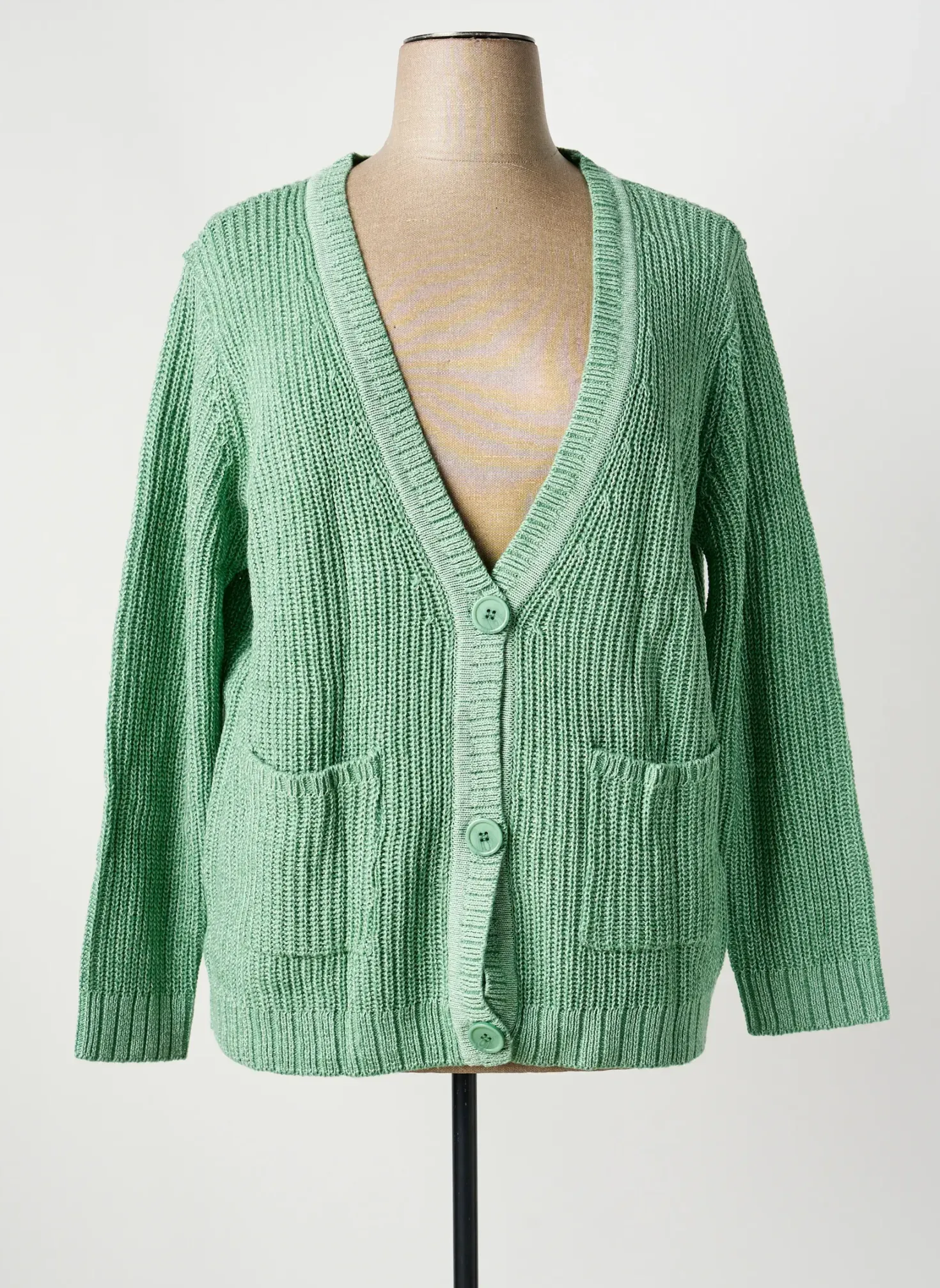Gilet Manches Longues Sheego Vert