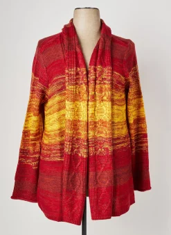 Gilet Manches Longues Sheego Rouge