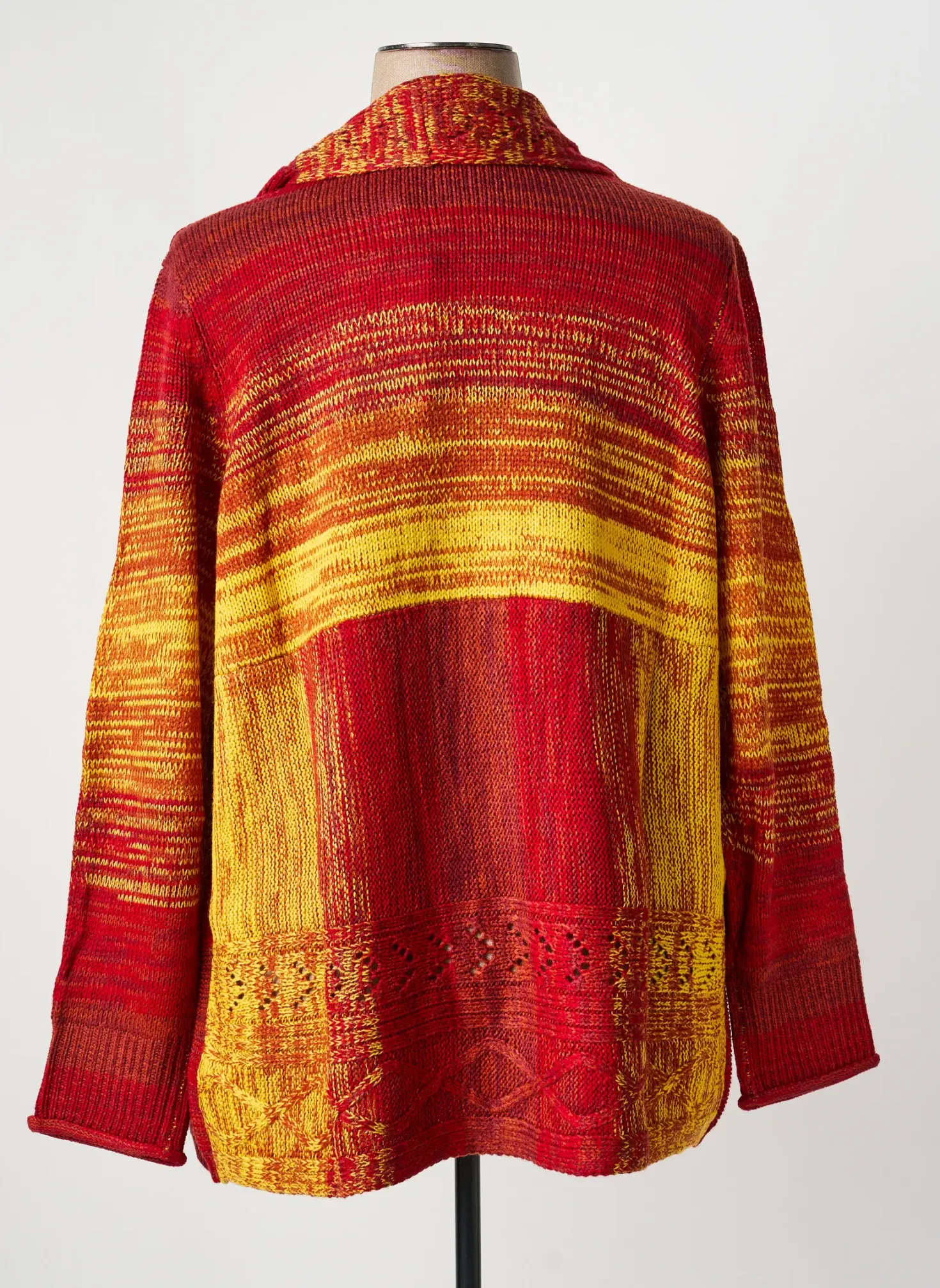 Gilet Manches Longues Sheego Rouge