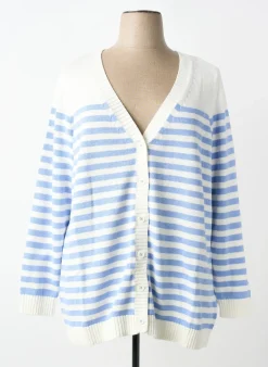 Gilet Manches Longues Sheego Blanc