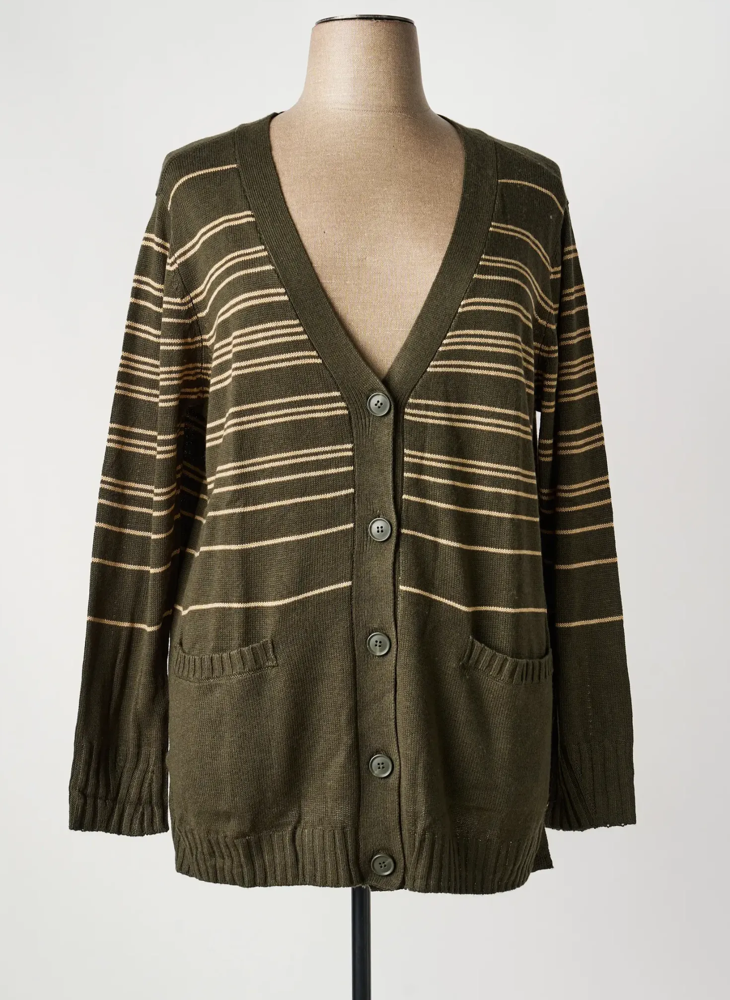 Gilet Manches Longues Sheego Vert