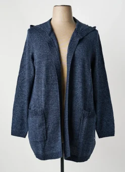 Gilet Manches Longues Sheego Bleu