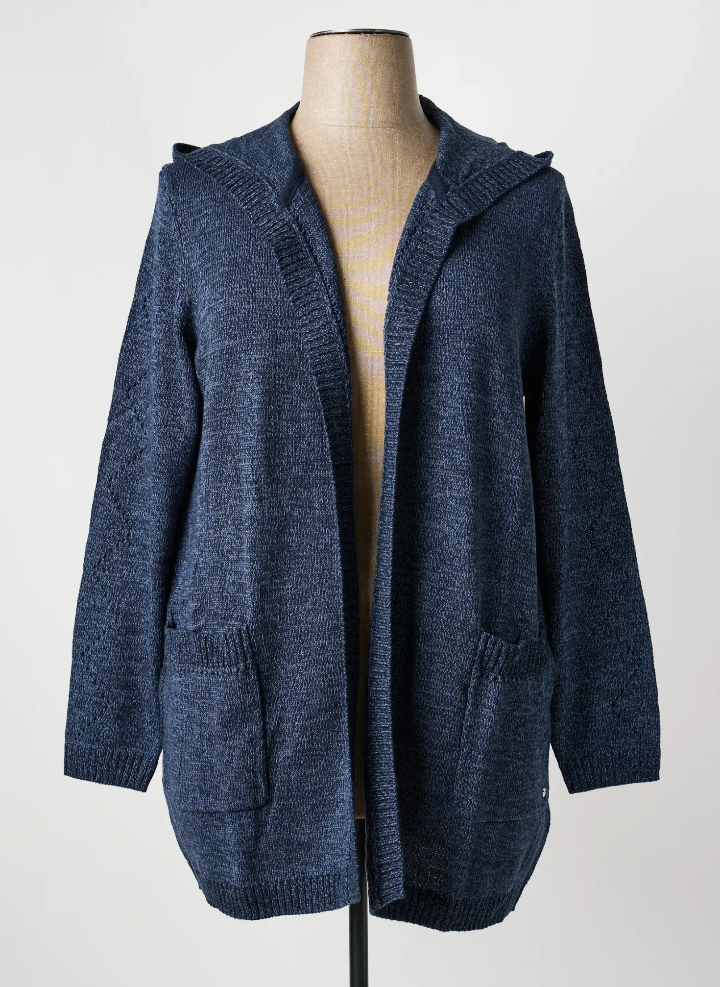 Gilet Manches Longues Sheego Bleu