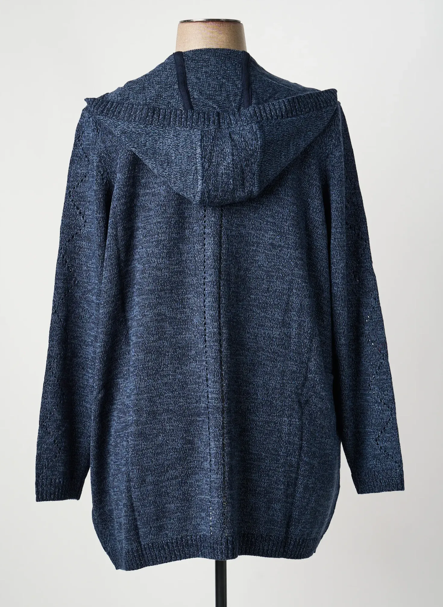 Gilet Manches Longues Sheego Bleu